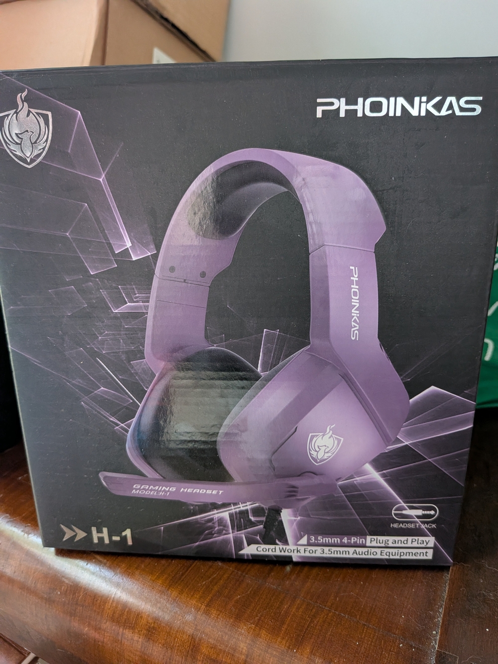 Purple Gaming Headset H-1 - Over-Ear Stereo Headphones